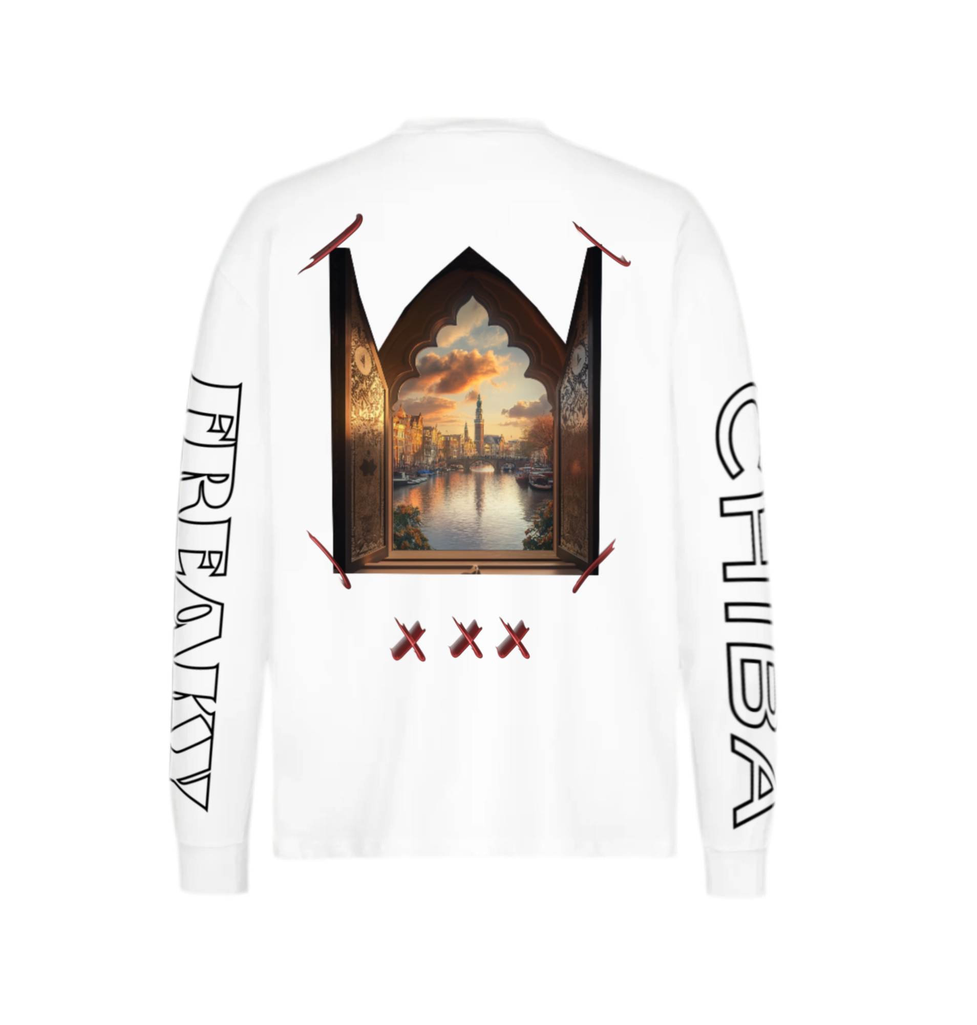 Chiba x Freaky Longsleeve - White