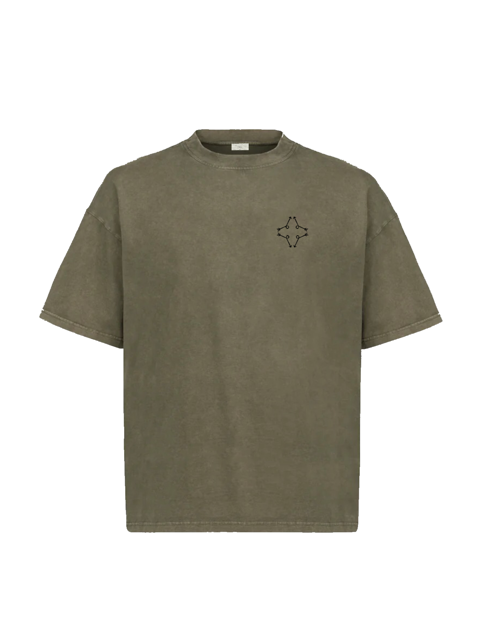 Quatro Arrow T-shirt Vintage Olive